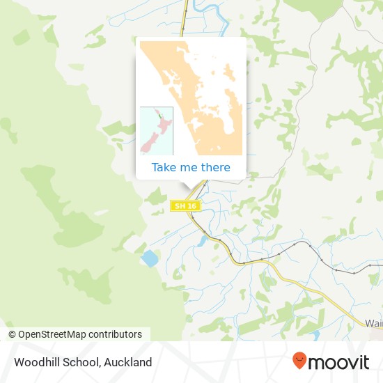 Woodhill School map