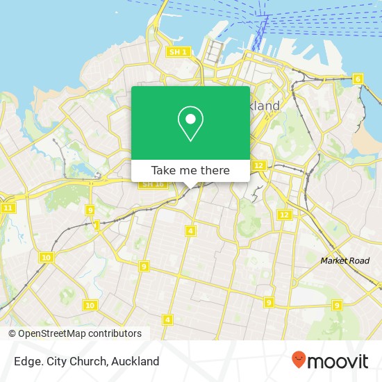 Edge. City Church map