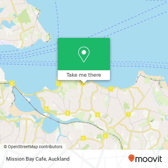 Mission Bay Cafe map