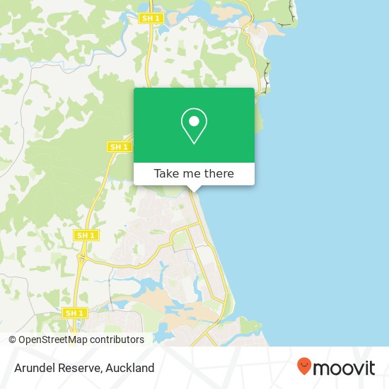 Arundel Reserve map