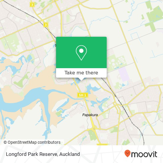 Longford Park Reserve map