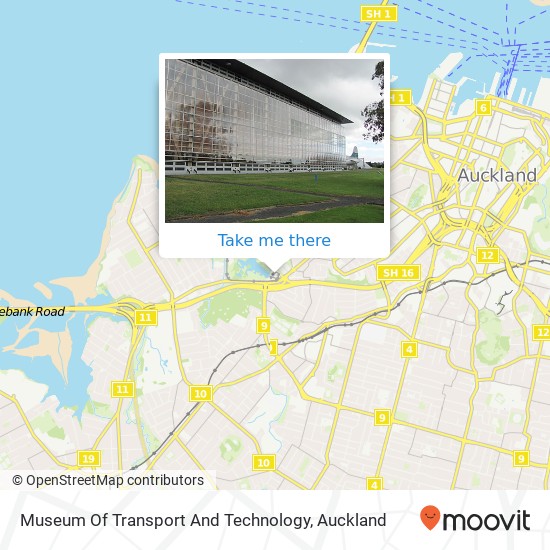 Museum Of Transport And Technology map