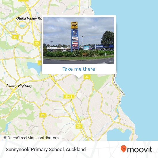 Sunnynook Primary School map