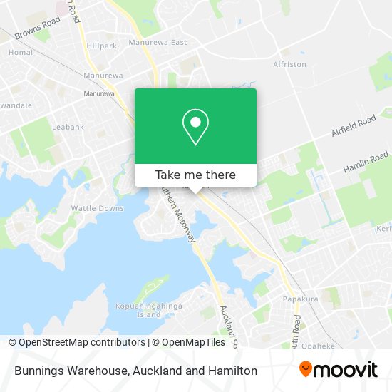 Bunnings Warehouse地图