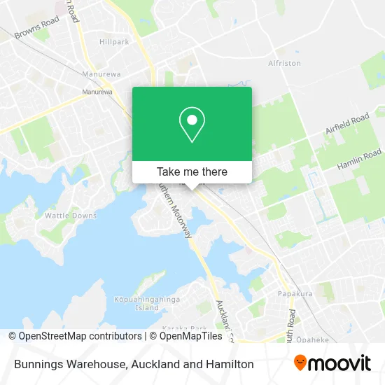 How to Get to Bunnings Warehouse in Takanini West by Bus or Train? How to Get to Bunnings Warehouse in Takanini West by Bus or Train?