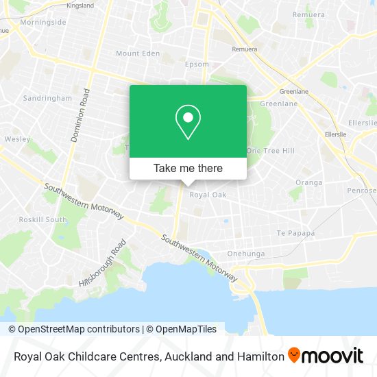 Royal Oak Childcare Centres map