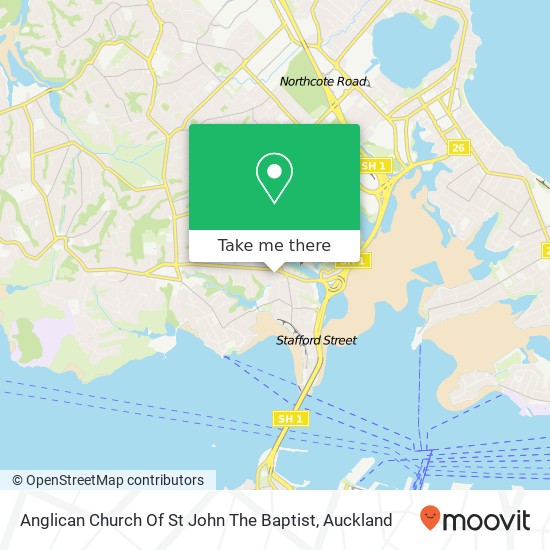 Anglican Church Of St John The Baptist map