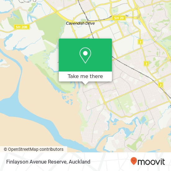 Finlayson Avenue Reserve地图