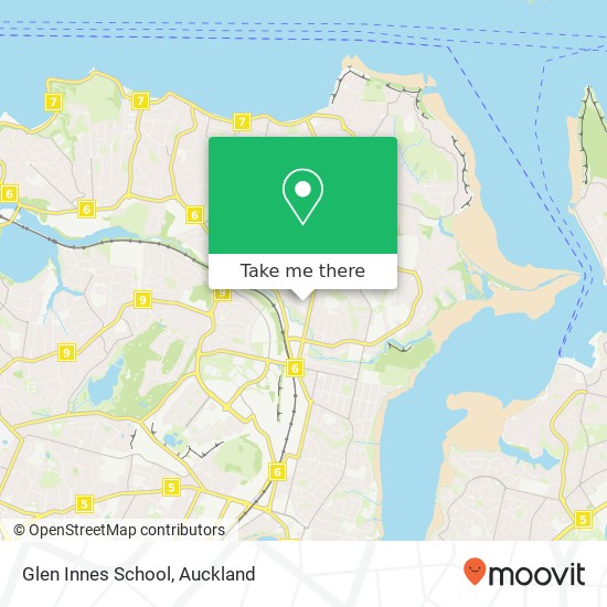 Glen Innes School map