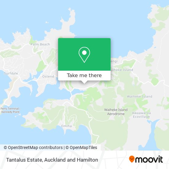 Tantalus Estate map