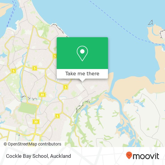 Cockle Bay School map