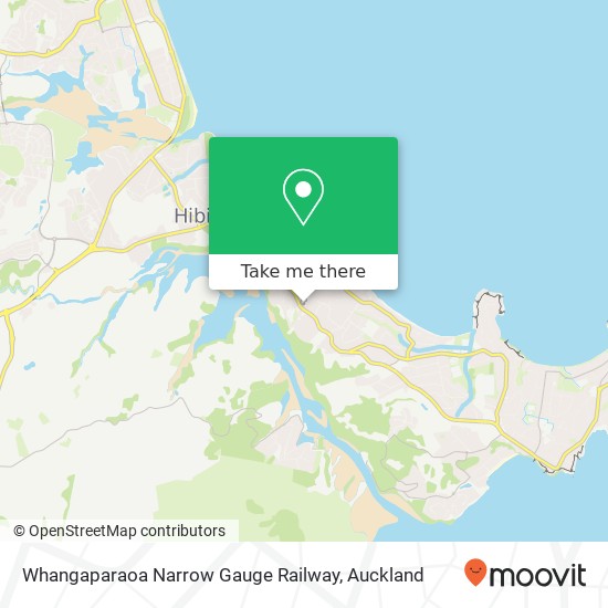 Whangaparaoa Narrow Gauge Railway map