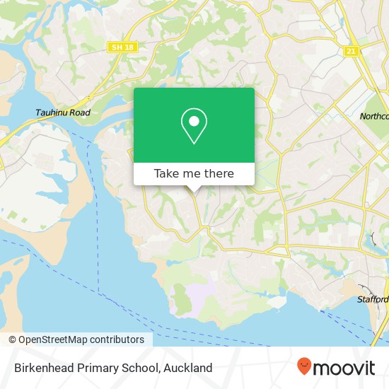 Birkenhead Primary School map