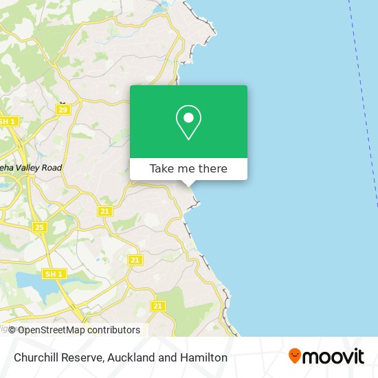 Churchill Reserve地图