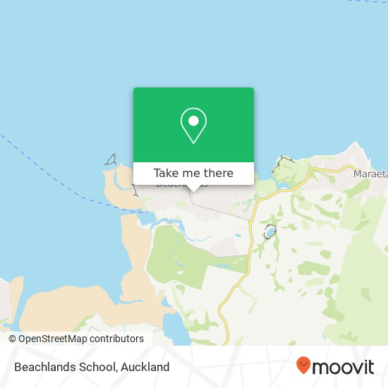 Beachlands School map