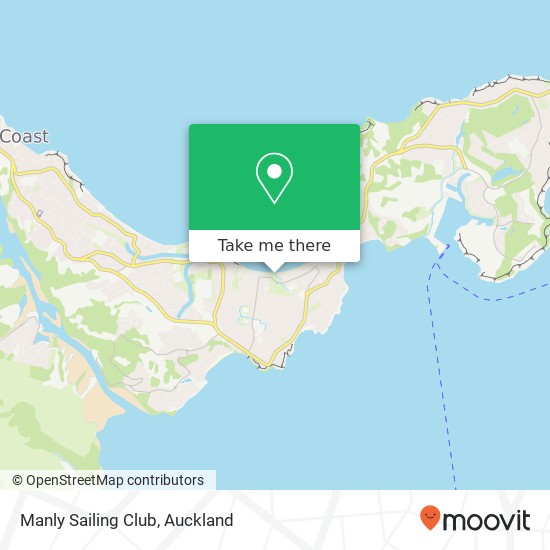 Manly Sailing Club map