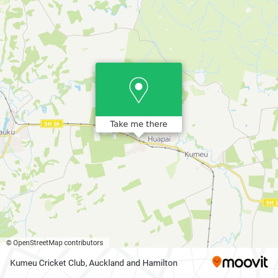Kumeu Cricket Club map