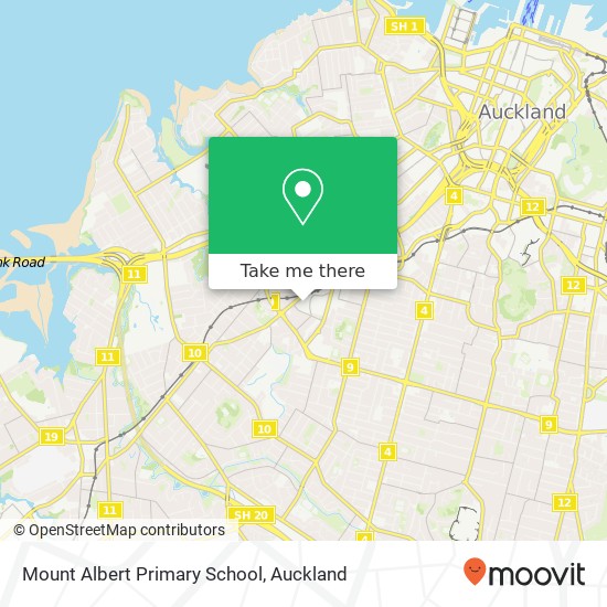 Mount Albert Primary School map