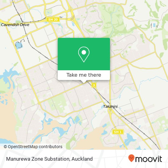 Manurewa Zone Substation地图