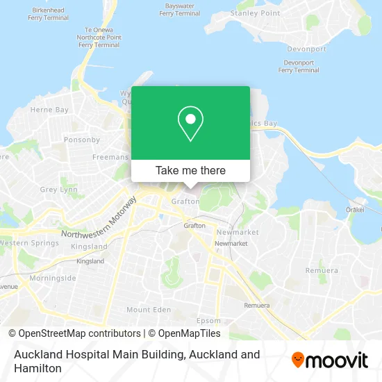 Auckland Hospital Main Building map