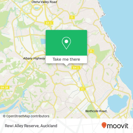 Rewi Alley Reserve map