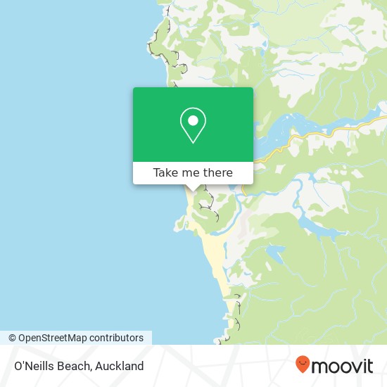 O'Neills Beach map