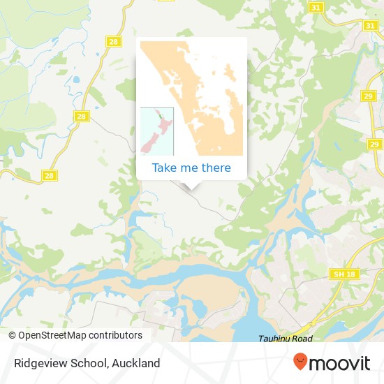 Ridgeview School map