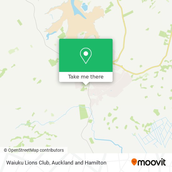 Waiuku Lions Club map