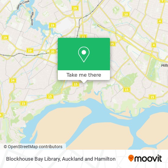 Blockhouse Bay Library map