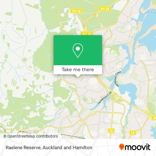 Raelene Reserve map