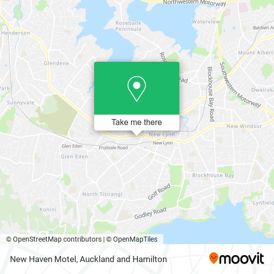 New Haven Motel map