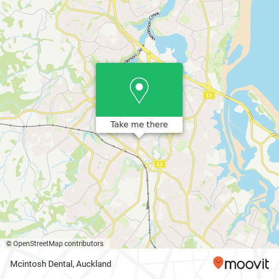 Mcintosh Dental map