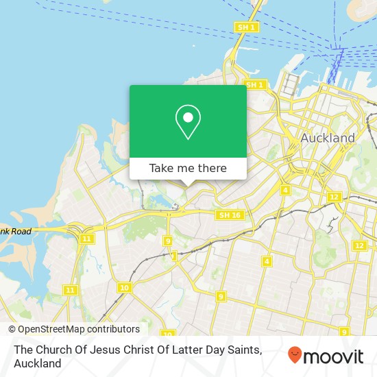 The Church Of Jesus Christ Of Latter Day Saints map