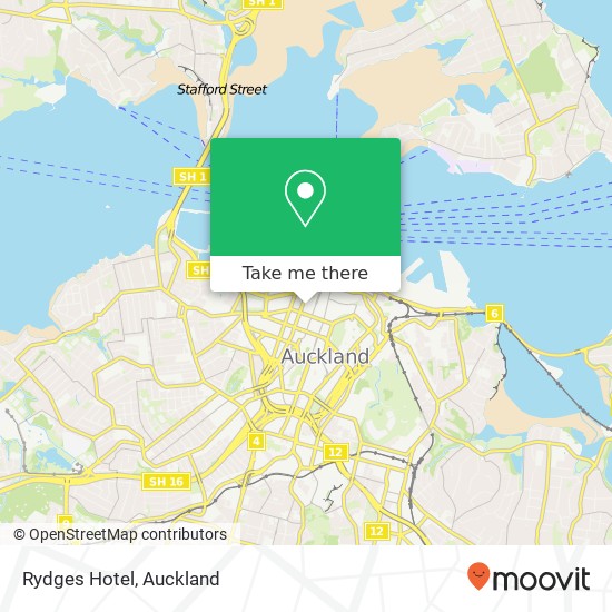 Rydges Hotel map