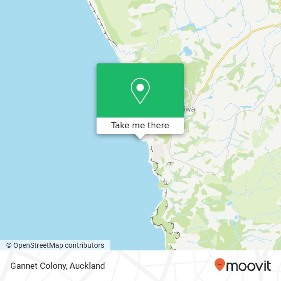 Gannet Colony map