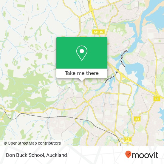 Don Buck School map