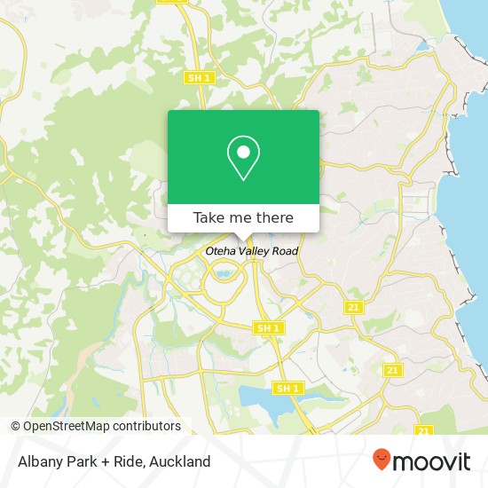 Albany  Park + Ride map