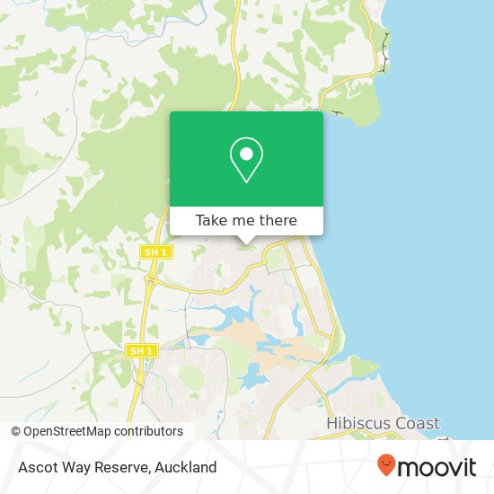 Ascot Way Reserve map