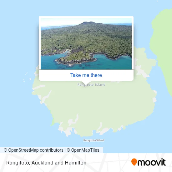 Rangitoto map