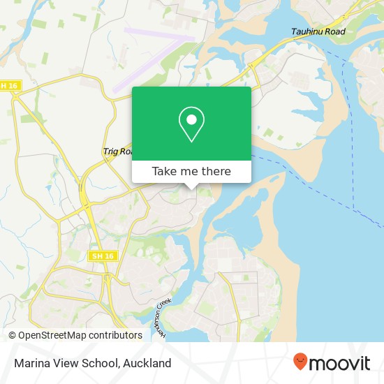 Marina View School map