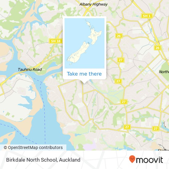 Birkdale North School map