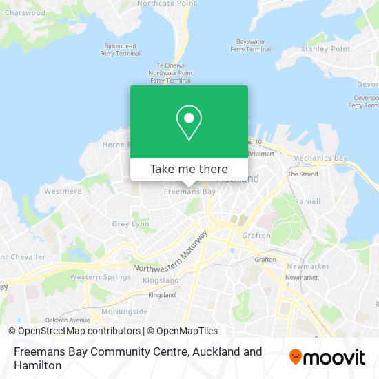 Freemans Bay Community Centre map