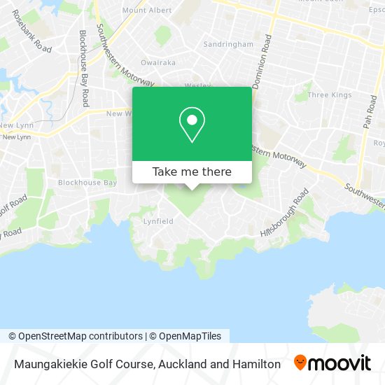 Maungakiekie Golf Course地图