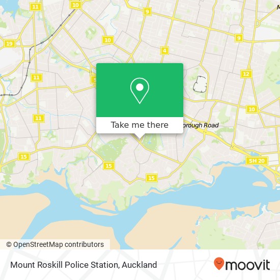 Mount Roskill Police Station map