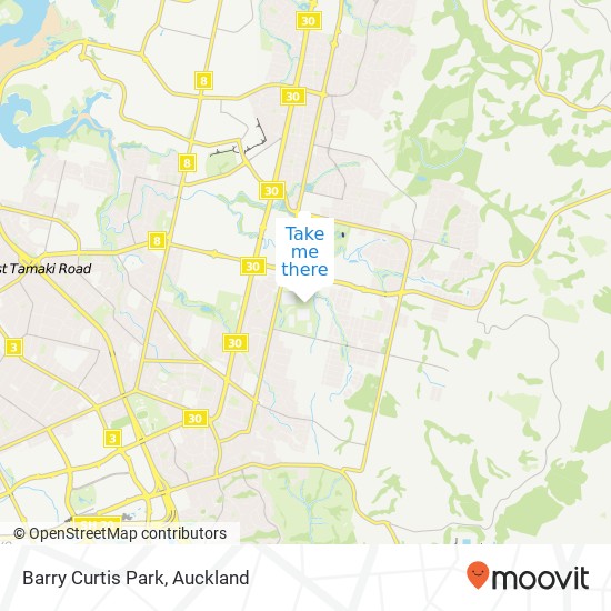 Barry Curtis Park map