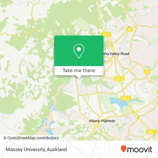 Massey University map