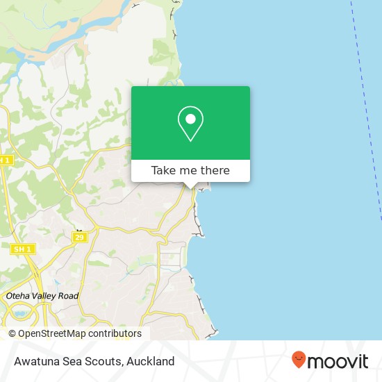 Awatuna Sea Scouts map