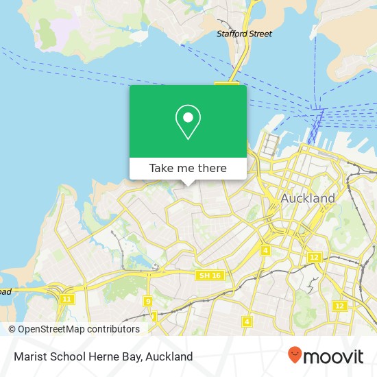 Marist School Herne Bay map