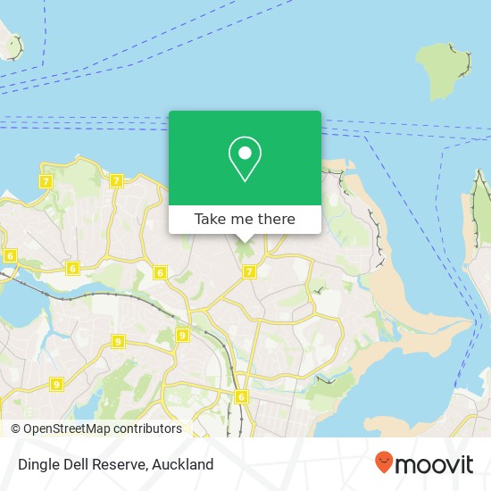 Dingle Dell Reserve map