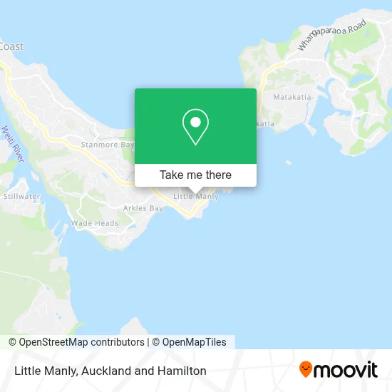 Little Manly map